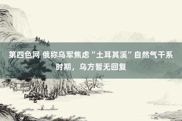 第四色网 俄称乌军焦虑“土耳其溪”自然气干系时期，乌方暂无回复